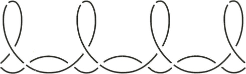Quilting Creations Loop Border Quilt Stencil...