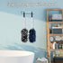 2Pack Loofah Sponge, Qewro Dual-Sided Loofah on a Stick Exfoliating Body with Long Handle, Body Scrubber for Back use in Shower with Loufas or Luf...