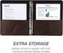 Samsill Vintage Hardback Jr. Book Style 3 Ring Binder, 1 Inch Round Ring, Holds 200 Sheets - Dark Brown...