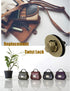 MY MIRONEY 0.91" x 0.67" Oval Twist Turn Locks Antique Bronze Oval Purses Locks Clutches Closures Turn Lock Clasp Pack of 5...