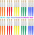30Pcs Paint Brushes, Anezus Round Paint Brushes for Kids Classroom Toddlers Paint Brush Set for Touch Up Preschool Daycare Washable Acrylic Paint ...