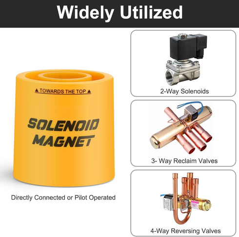 Solenoid Magnet, Solenoid Valve Magnet Tool #TLMKC, Solenoid Valve Troubleshooting Magnet Tool 18mm, Fits Most Industry Valves, 1Pcs...
