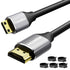 HDMI to Mini HDMI Cable 4 FT, High Speed HDMI to Mini HDMI Cable, Bi-Directional 2.0 Cord, 4K@60Hz, Compatible with Camera, Camcorder, Tablet and ...