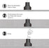 1 Pack Embedded Parts, Black Plastic Holder Waterproof Preembedded Inserts for Outdoor Indoor Concrete Grassland to Fix, (S-?1-1/8") for 1W LED St...