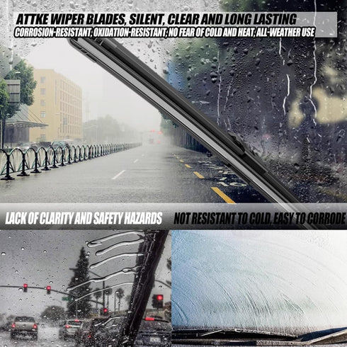 ATTKE OEM Quality Front Windscreen Wiper Blades for Jeep Grand Cherokee 2011-2018/Dodge Durango 2011-2018/Lexus GX470 2003-2009 (22?+21? Front Win...