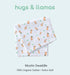 hugs & llamas | 100% Organic Cotton Muslin Swaddle Blankets | Unisex Swaddle Blanket | Extra Soft | Swaddles for Newborns and Infants | Machine Wa...