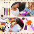 Tenceur 12 Pcs Halloween Plastic Beadable Pen Bead Ballpoint Pen Halloween Silicone Beads 105 Pcs Accessories DIY Black Ink Bead Pen Pumpkin Skull...