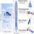 Retractable Ballpoint pens, Fine Point(0.5mm), Black Ink, 4-Count Pack, Cute Blue sky pens for School Office Supplies (Blue(4-count))...
