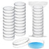30 Pack 60 x 15 mm Plastic Petri Dishes with Lids, Petri Dish, Deep Clean, Lab Petri Dish for Mycology Supplies, Plants, School Science Project, L...
