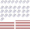 2 Pin 5mm COB LED Strip Connectors Transparent Solderless, 8 Pcs Strip to Strip, 22 Pcs Strip to Wire, 11 Pcs 22AWG 15cm/5.9in Long Extension Wire...