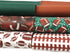 Football Soccer Ball Printed Faux Leather Sheet PU Textured Grain Leather Sheet Assorted 6 PCS 7.9" x 13.4" (20 cm x 34 cm) for Hair Accessories D...