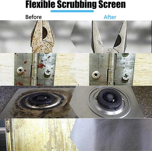 2024 New Upgrade Toilet Cleaning Screens Toilet Cleaner Hard Water 5.5 x 4 Inch Flexible Scrubbing Pads Remove Calcium Deposits Carbon Rust for To...