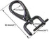 Bobeey 4pcs 51x27mm Swivel Snap Hooks Purses Clasps with Screw Bar for 3/4'' Width Webbing&Leather Strap,Easy to Replace Lobster Clasps,Jewelry Cl...