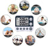 FCXJTU Digital Dual Kitchen Timer, Dual Count UP/Down Timer, Cooking Timer, Stopwatch, Large Display, Adjustable Volume Alarm and Flashing Light w...