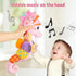 Baby Toys Musical Seahorse,Infant Stuffed Animal Toys with Crinkle and Rattles,Soft Sensory Toys with Textures for Tummy Time Newborn Boys Girls 0...