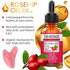 2Pcs Hydrating Facial Skincare Set, With Rosehip Seed Oil & Guasha-Tool, Rosehip Oil For Face, Rosehip Oil Hydrating Facial Care Oils, Vitamin A F...