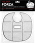 Aquatop Replacement Carbon Cartridges – Fits Forza FZ7 Canister Filters, Aquarium Filter Refills, Keeps Water Crystal Clear, Fish Filter Cartridge...
