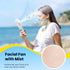 HandFan Upgraded Portable Misting Fan, Handheld Spray Water Mister Fan, USB Rechargeable Personal Mist Fans, Mini Cooling Hand Fans for Summer Bea...