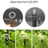 25 Pcs Drip Irrigation Emitters, Adjustable Flow 0-20 GPH Irrigation Drippers with Stake, Full Circle Flow Sprinkler Head, Micro Sprinkler for Gar...