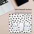 Polka Dots Square Mouse Pad Boho,White Small Mouse Pads for Desk Wireless Mouse,Stitched Edge Mousepad Non-Slip Rubber Base Gaming Mouse Mat for C...
