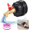 275-330 Gallon IBC Tote Water Tank Adapter(2" Fine Thread)?IBC Tote Adapter With 1/2 NPT Thread Garden Hose Ball Valve(Lead-Free),ibc tote fitting...
