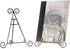 HUJI Sturdy Iron Display Stand Holder for Home Kitchen Decoration Platters, Pictures, Frames and Books. (1, 12")...