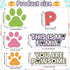 Paw Prints Bulletin Board Classroom Decorations Dog Paw Print Bulletin Board Supplies Pawsitively Great Class Bulletin Board Set Mini Paw Print Cu...