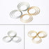 Earrings Beading Hoop,TopBine Earring Finding Round Making Hoop Earring Bulk Open Bezel Pendant Frame for DIY Jewelry Making (Round 60pcs (20/25/3...