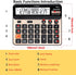 Large Button Calculator,Philley Large LCD Display 14 Digits Desktop Check&Correct Electronic Calculator(CT-9240C)...