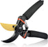 Garden Pruning Shears - Handheld Sharp Garden Scissors, Pruners for Gardening, Flower & Plant Trimming, High Carbon Steel Garden Clippers - Ergono...