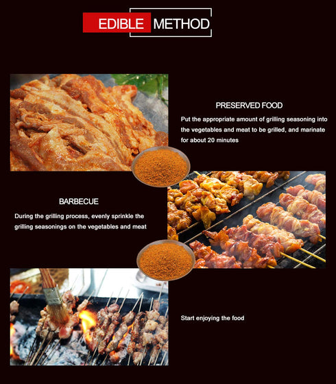 Chinese BBQ powder, Barbecue Grill Seasoning 15.87oz/450g Original imported of sichuan, china...