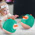 Musical Wobbler,Roly Poly Toys for Kids 6 Months+,Family ornaments,office ornaments, stress relief toys (Green)...
