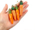 12 Pcs DIY Carrots Craft Ornament Hanging Pendant Decorations - Easter Gift for Decoration & Party Supplies...