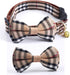 Dog Collar, Adjustable Dog Collar with Bowtie, Pet Collar for Dog Soft Bowtie Dog Collars for Small Medium Large Pet...