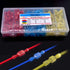 Twidec/210PCS Nylon Spade Connectors Kit 22-10 Gauge Male and Female Wire Spade Terminal Quick Disconnect Fully Insulated Wire Crimp Connector for...