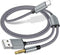 USB C to 3.5mm Aux Audio Cable with Charging, 2 in 1 USB C to 3.5mm Car Stereo Headset Audio Cable with PD 18W Charging Compatible with iPhone 15/...