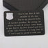 BEKECH Police Jewelry Police Officer Wallet Card Husband Gift You're My First and Last Thought Wallet Insert Gift from Wife...