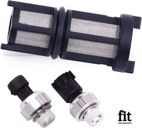 12585328 917143 JCCGLOBAL Engine Oil Pressure Sensor Filter Screen Two pcs 1997-2020 compitable with GM Buick Cadillac Chevy Gmc Hummer Isuzu Pont...