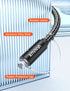 VANAUX Optical Extension Cable Digital Toslink Male to Female S/PDIF Cords Compatible with Home Theater, Sound Bar, TV, PS4, Xbox, PlayStation & M...