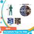 AMOR PRESENT 6PCS Parachute Toys for Kids, Parachute Army Soldiers Tangle-Free Camouflage Parachute Toys for Kids Birthday Party...