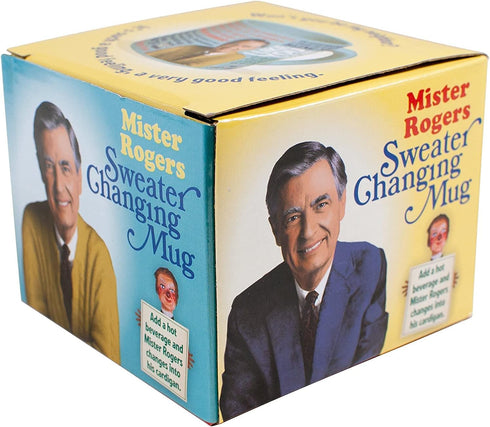 The Unemployed Philosophers Guild Mister Rogers Heat Changing Color Transforming Mug - Hot Coffee Changes Mr Rogers' Outfit, Comes in a Fun Box, 1...
