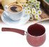 Milk Pan, Portable Milk Pot with Long Handle Aluminum Alloy Small Saucepan Non Stick Coating Mini Sauce Pan with Pour Spout Versatile Milk Boiling...