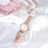 Clastyle Elegant Women's Bracelet Watch Set with Stainless Steel Strap Watch Gift...