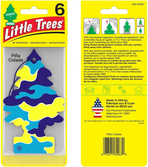 LITTLE TREES Air Fresheners Car Air Freshener. Hanging Tree Provides Long Lasting Scent for Auto or Home. Piña Colada, 24 Air Fresheners...