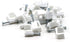 THE CIMPLE CO - Dual, Twin, or Siamese Coaxial Cable Clips, Cat6, Electrical Wire Cable Clip, 1/2 in Nail Clip and Fastener, White (100 Pieces per...