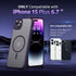 SURPHY Made for iPhone 15 Plus Case Compatible with MagSafe, and Screen Protector 2 Pack, Translucent Matte Phone Case with Camera Protective 6.7 ...