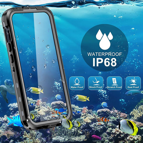 AICase Waterproof Case for iPhone 15 Pro(6.1") with MagSafe Snowproof,Dustproof and Shockproof, IP68 Certified Full Body Protection Fully Sealed U...