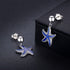 925 Sterling Silver Starfish Drop Studs Earrings, Hypoallergenic Earrings for Sensitive Ears,Starfish Nautical Sea Beach Ocean Jewelry Mother Day ...