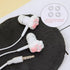 Kids Earbuds Cute Earbuds for Kids in-Ear Headphones with Keychain Storage Case Wired Earphones with Mic Microphone for School Classroom Gift for ...