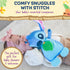 Kids Preferred Disney Baby's Lilo and Stitch - Stitch Plush and Sensory Crinkle Teether Toys for Newborn Baby Boys and Girls 10 inches...